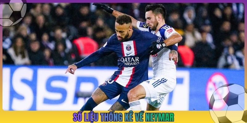 số liệu thống kê về neymar